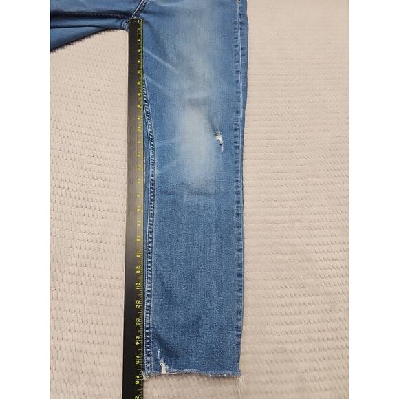 Gap Jeans Womens 6 Cigarette Stretch Denim Raw Hem - Picture 2 of 9